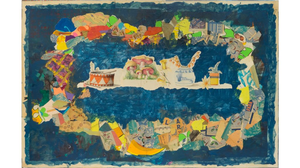 Ana Vidigal - Ter mais fôlego para sobreviver - para av, 2020, Mixed media on canvas, 130 x 195cm