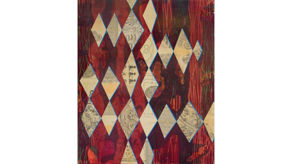 Ana Vidigal - Toujours fidèles, 2022, Mixed media on canvas, 195 x 163cm