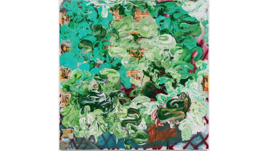 Ana Vidigal - Giroflá, 2024, Técnica mista sobre tela, 180 x 180cm