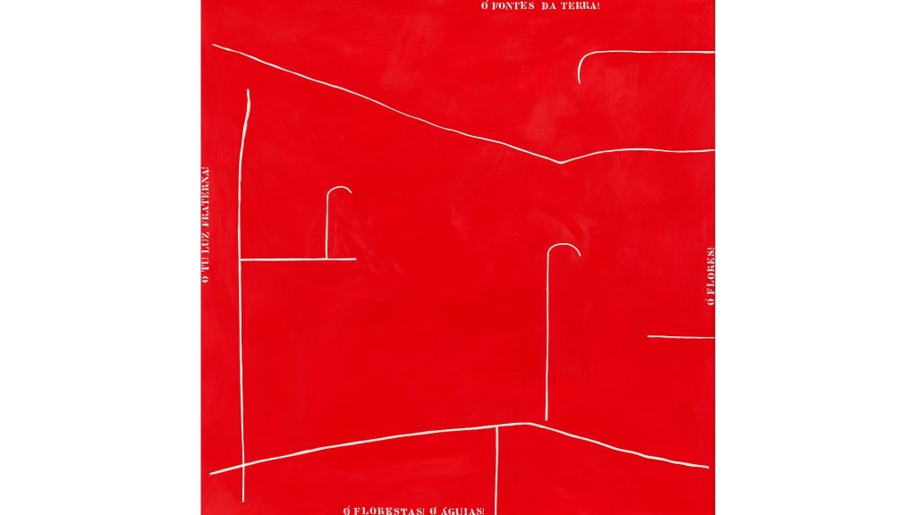 Avelino Sá - Fontes da Terra, 2025, Encáustica sobre madeira, 150 x 150cm