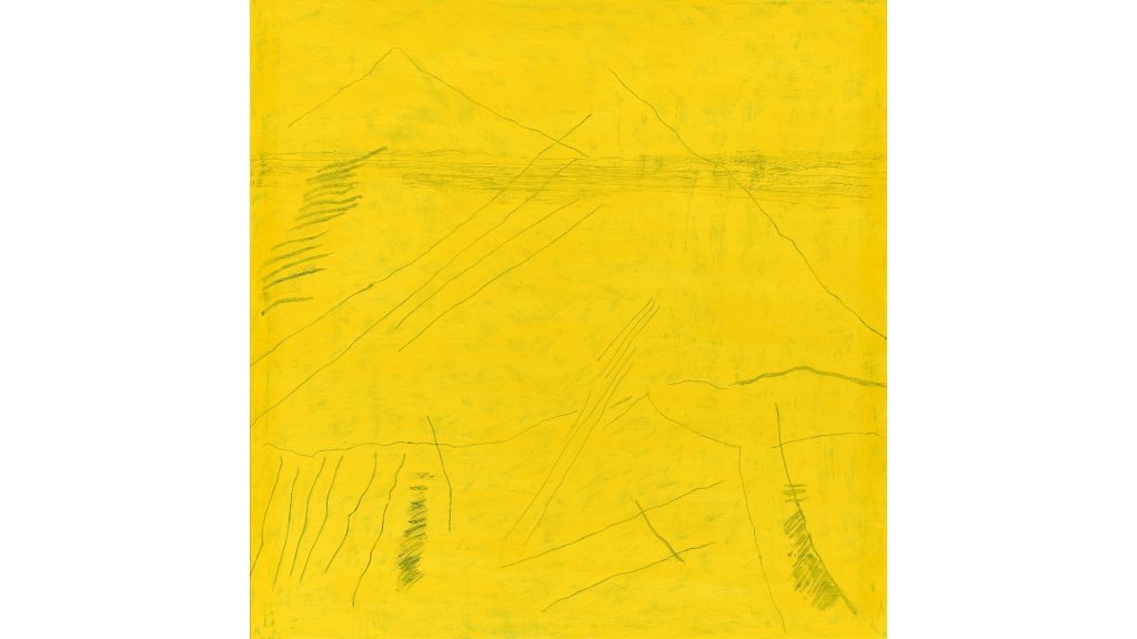 Avelino Sá - Melancolia, 2026, Encáustica sobre madeira, 150 x 150cm