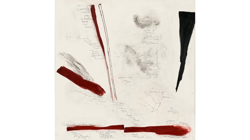 Avelino Sá - Como uma visão, 2026, Encáustica sobre madeira, 120 x 120cm