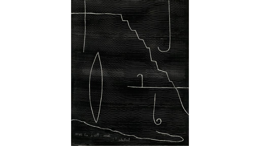 Avelino Sá - Quando cai a noite sobre a floresta, 2026, Encáustica sobre madeira, 80 x 65cm
