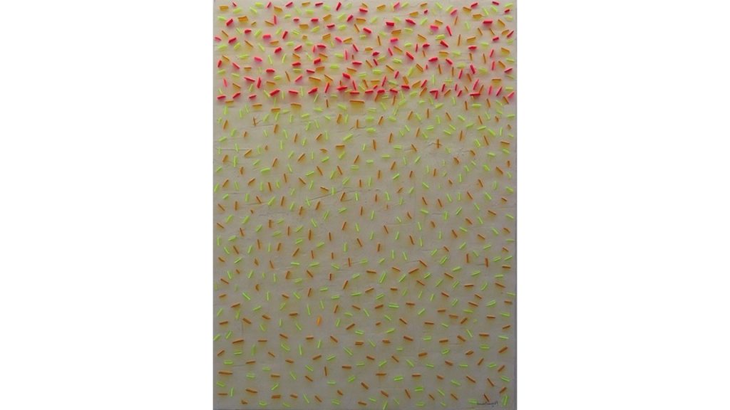 Gerardo Burmester - Sem título, 2011, Gesso, acrílico e madeira, 150 x 110cm