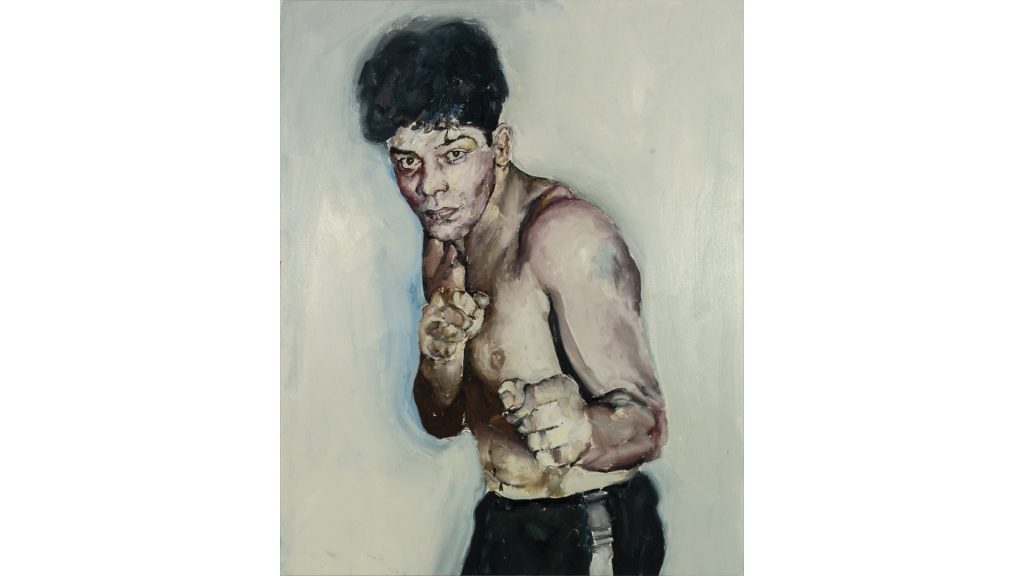 Santiago Ydáñez - Rukelli, 2023, Óleo sobre tela, 200 x 160cm