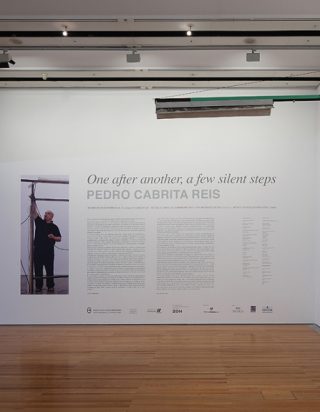 Pedro Cabrita Reis – One After Another a Few Silent Steps – Museu Berardo