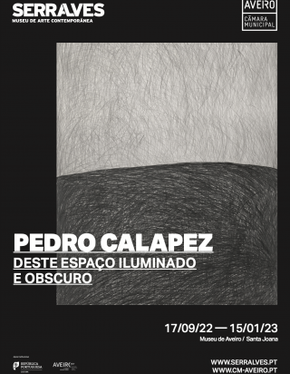 “Deste espaço luminoso e obscuro” de Pedro Calapez no Museu de Aveiro