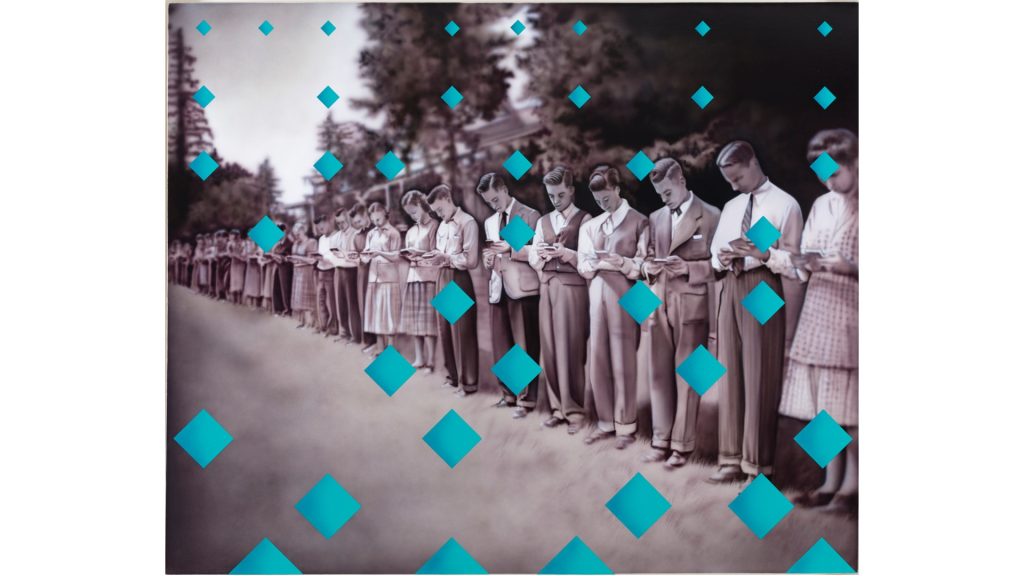 Raúl Cordero - Pastorale III, 2024, Acrílico sobre tela, 115 x 140cm