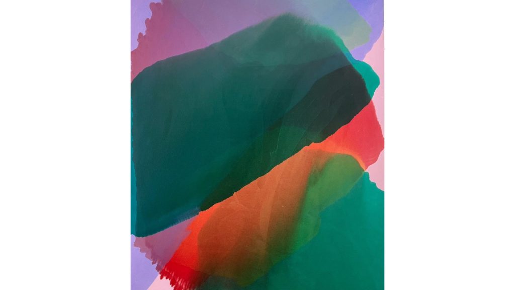 Rubén Rodrigo - Continuidad de los Parques 3, 2025, Óleo sobre tela, 220 x 162cm