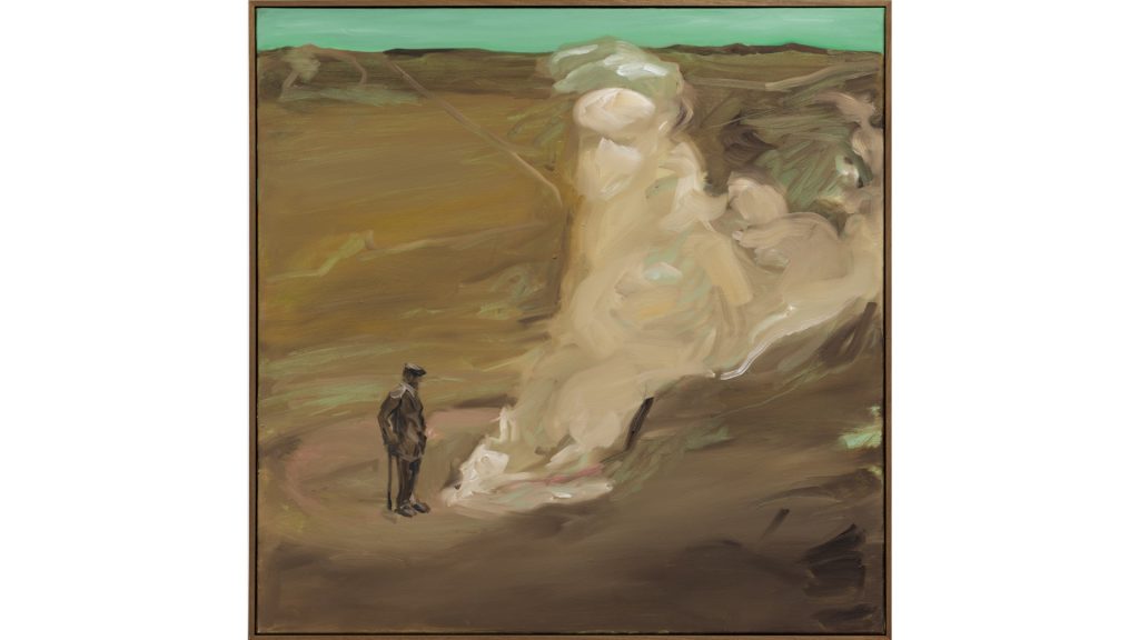 Rui Calçada Bastos - O Misantropo, 2025, Óleo sobre tela, 102,5 x 102,5cm